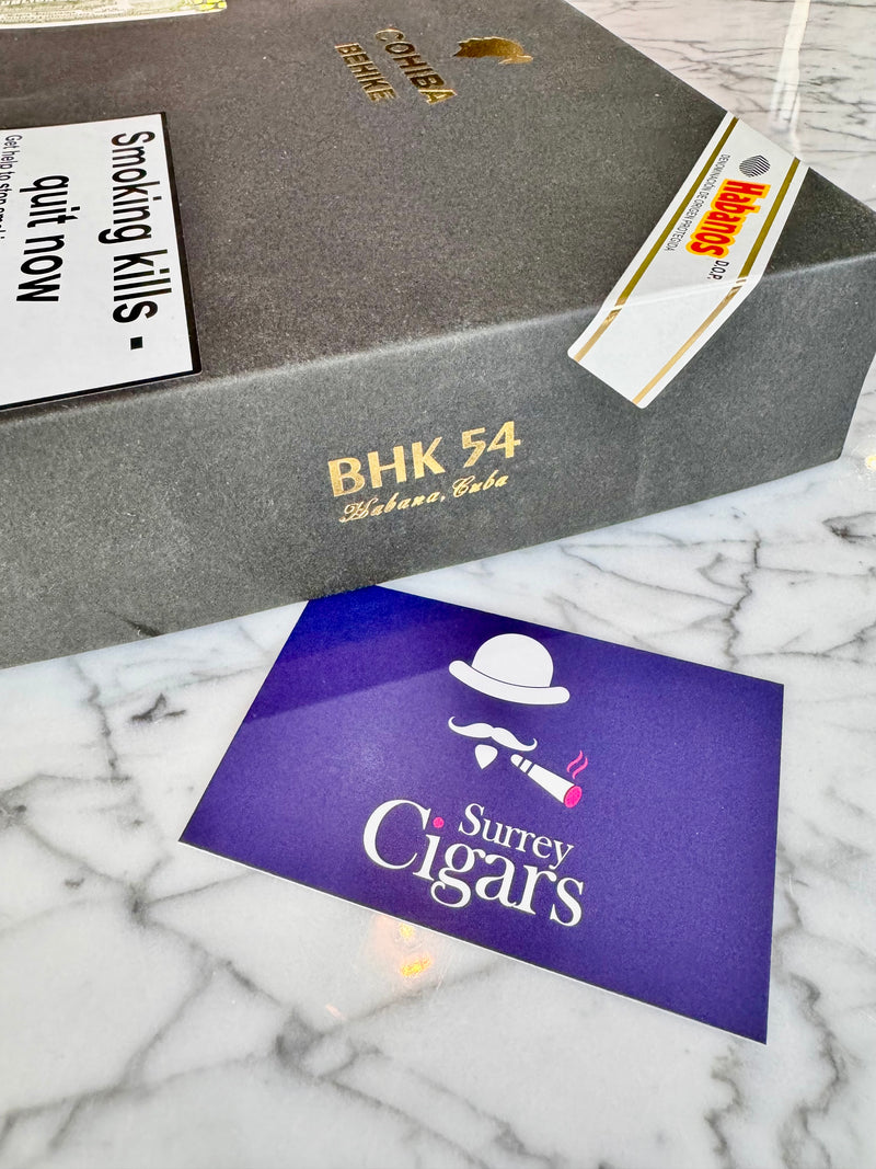 Cohiba Behike BHK 54 Box of 10 Limited Production EMS