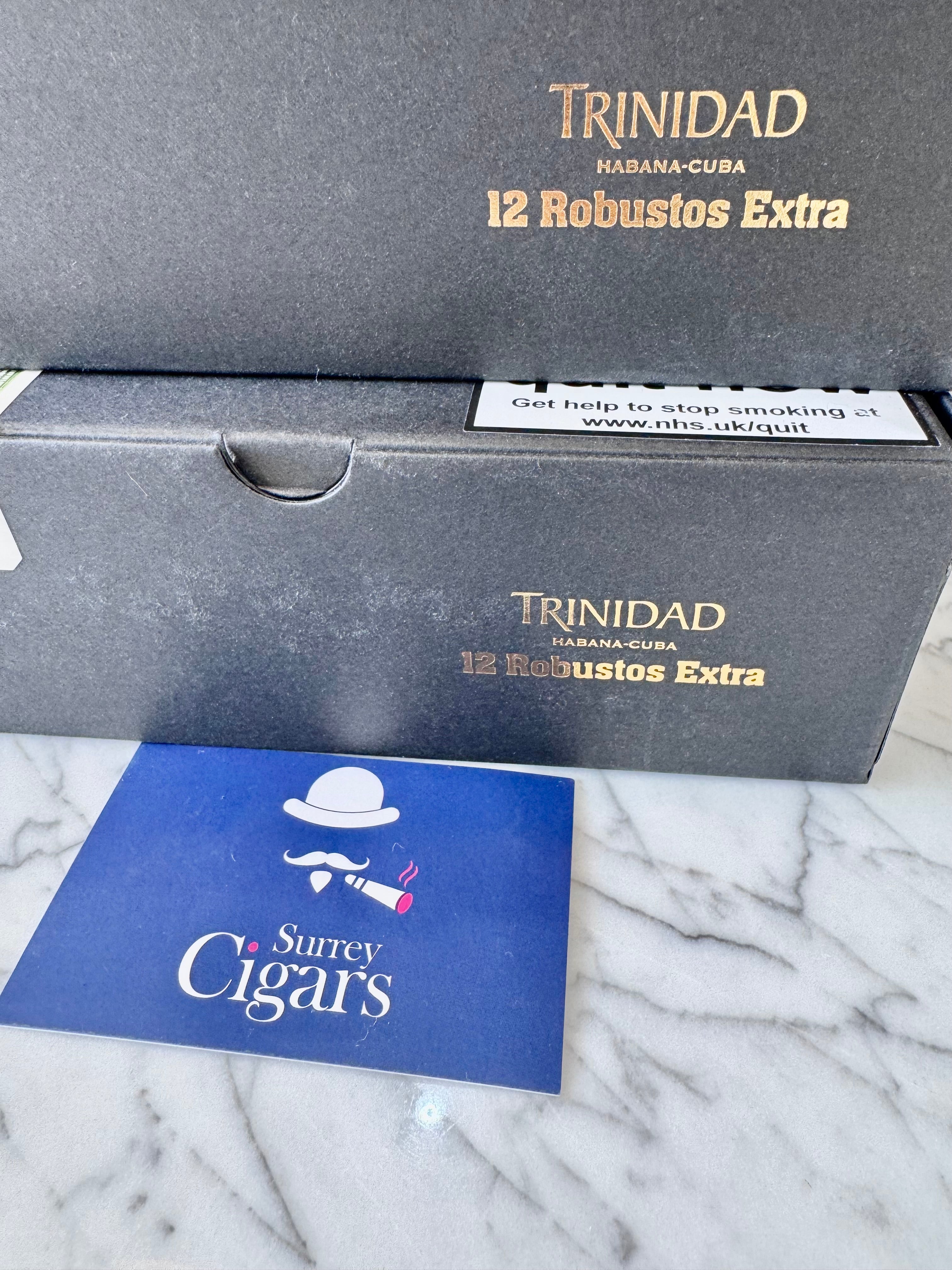 TRINIDAD ROBUSTO EXTRA Box of 12 Cigars  IN STOCK
