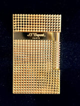 S.T. Dupont Le Grand Yellow Gold Diamond Head Lighter