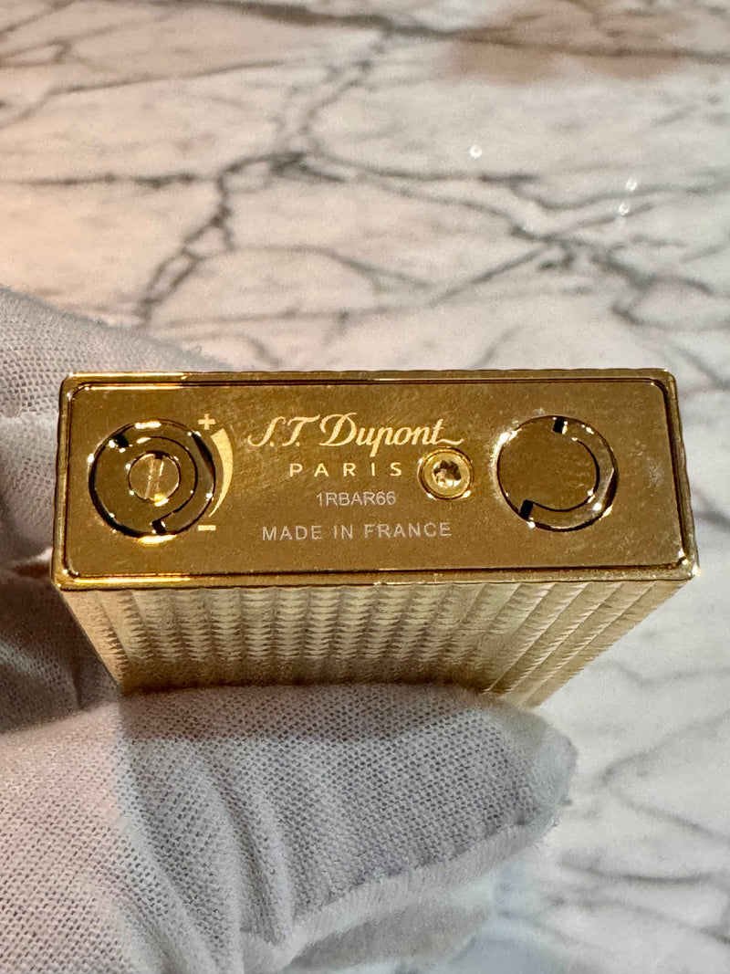 S.T. Dupont Le Grand Yellow Gold Diamond Head Lighter