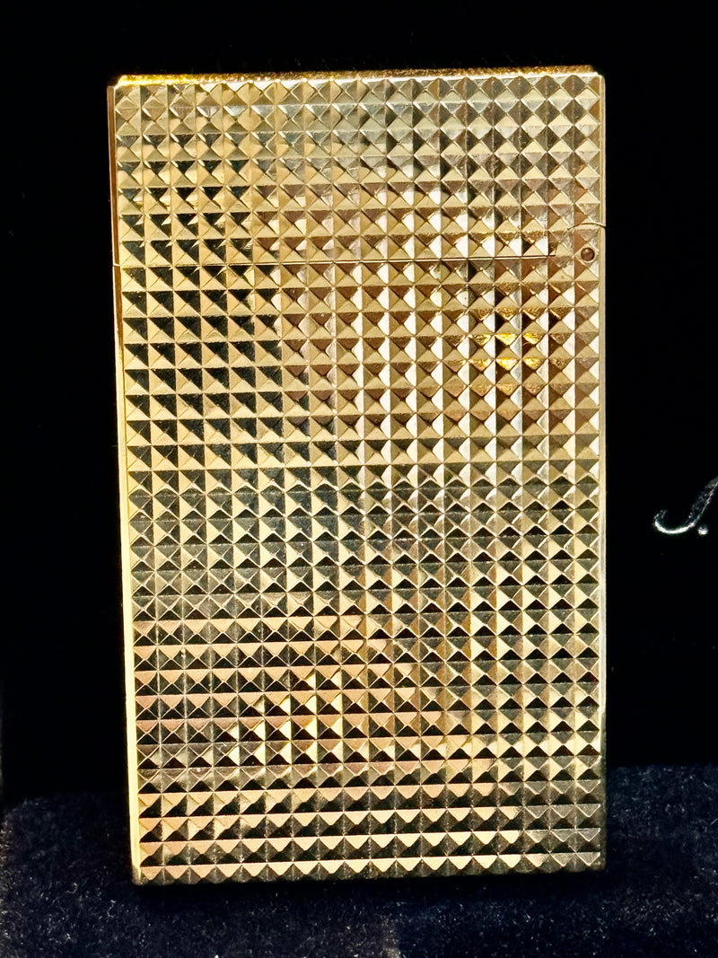 S.T. Dupont Le Grand Yellow Gold Diamond Head Lighter