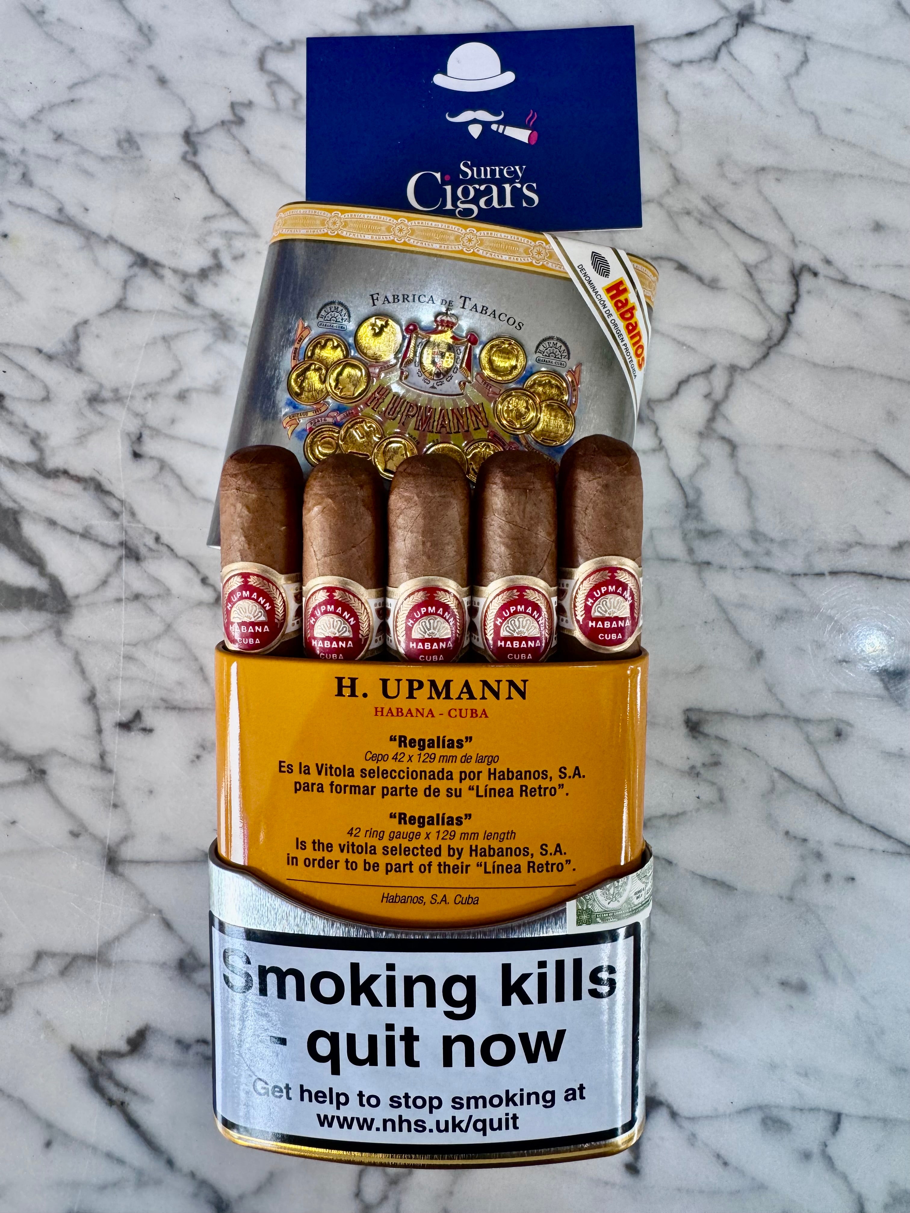 H. Upmann Regalia Tin of 5 Cigars