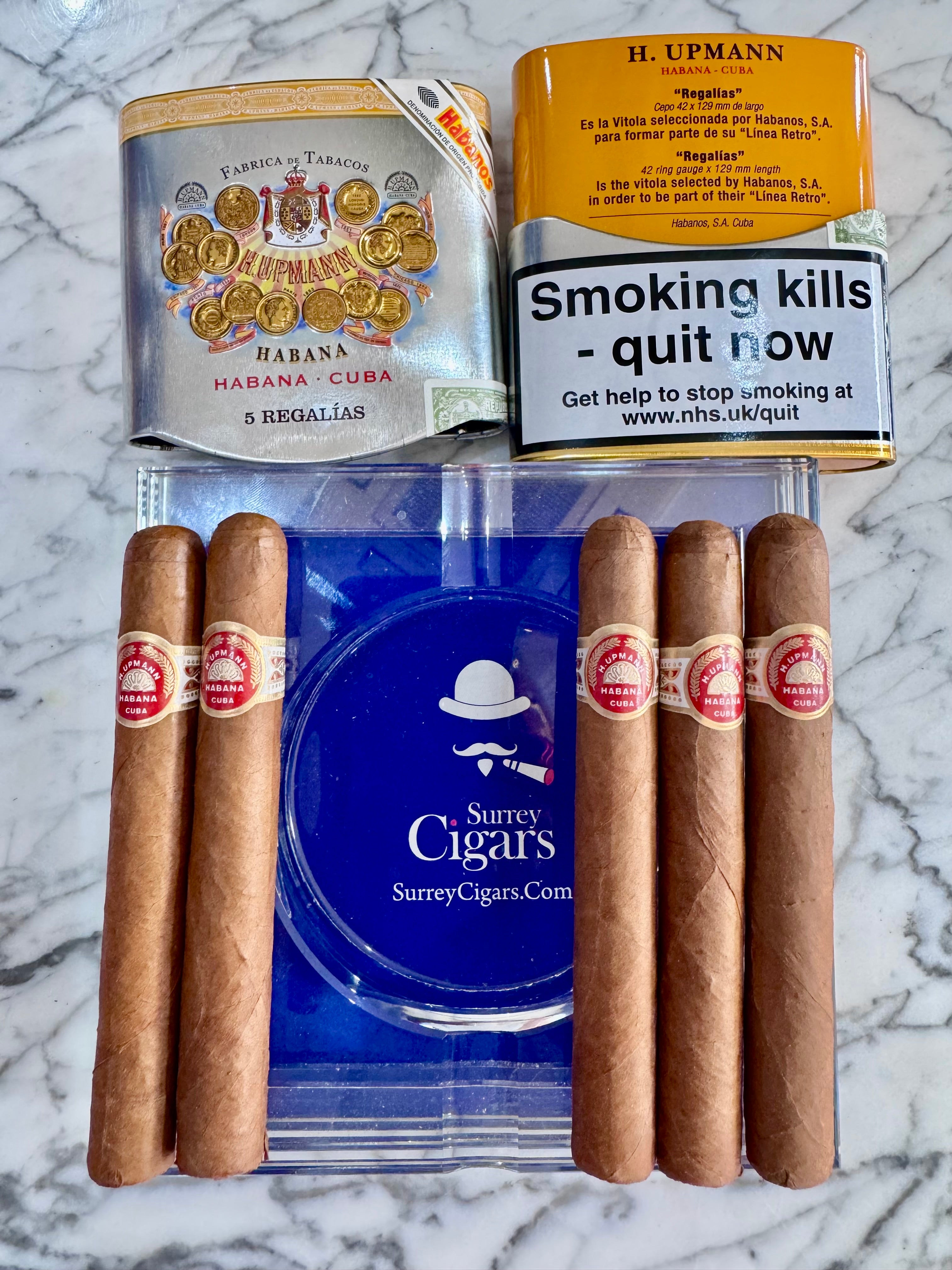 H. Upmann Regalia Tin of 5 Cigars