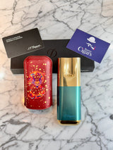 S.T. Dupont - 2024 The Year Of The Dragon Lucky 8 - Limited Edition Cigar Case (Gold/Red)