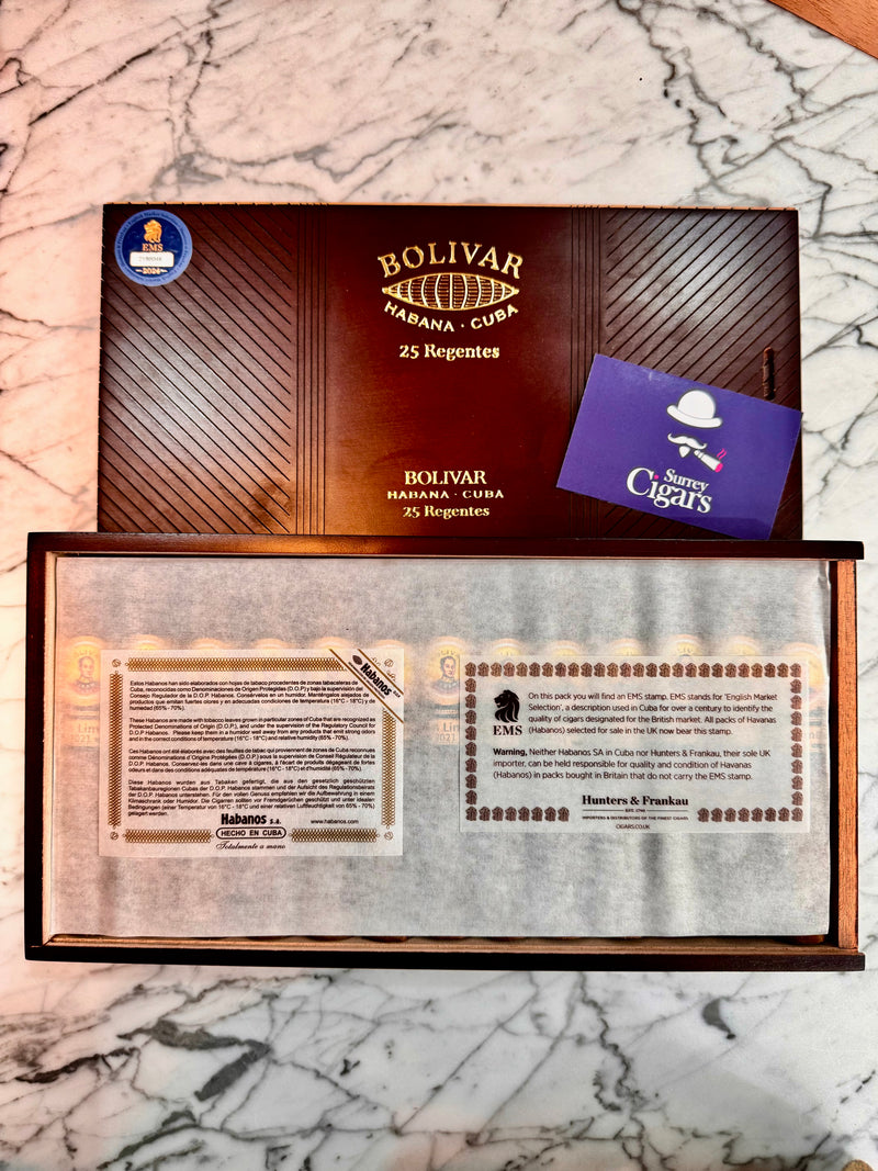 Bolivar Regentes 2021 Habanos Limited Edition.