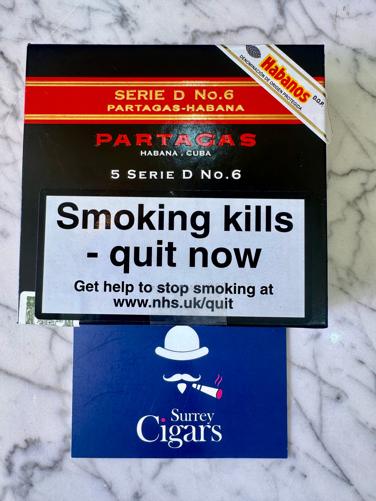 Partagas Serie D No. 6  Pack of 5 Cigars