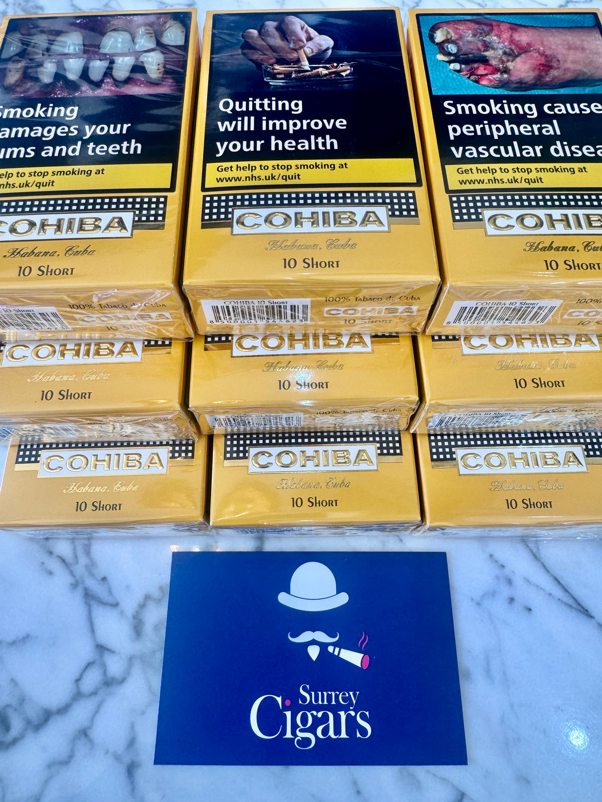 Cohiba Shorts Pack of 10 Cigars
