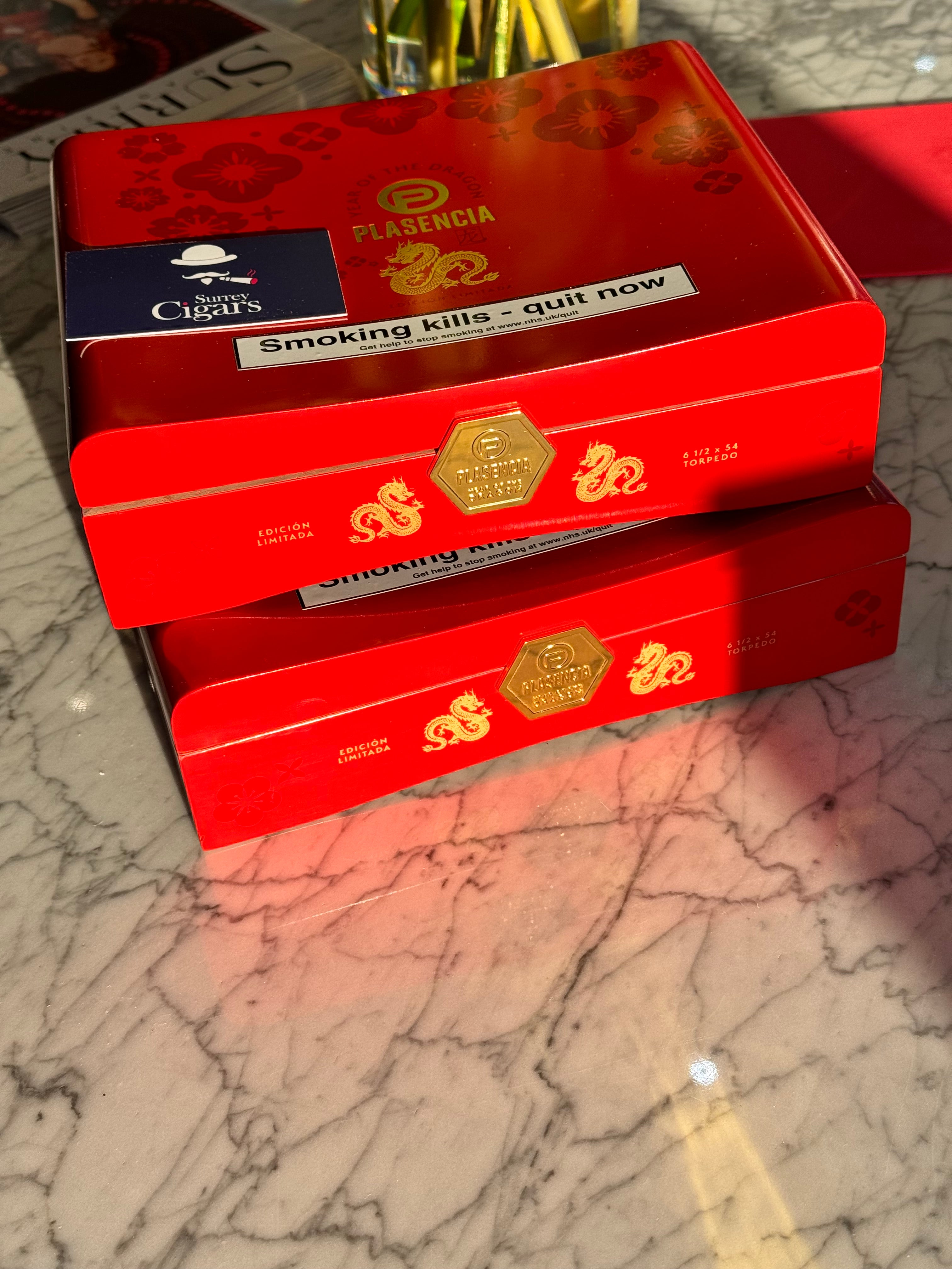 Plasencia The Year of the Dragon Limited Edition 2024 Cigar. Only 3,000 Boxes Worldwide