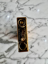 S.T.Dupont Ligne 2 Dragon Red Guilloche Lighter with Yellow Gold Trim