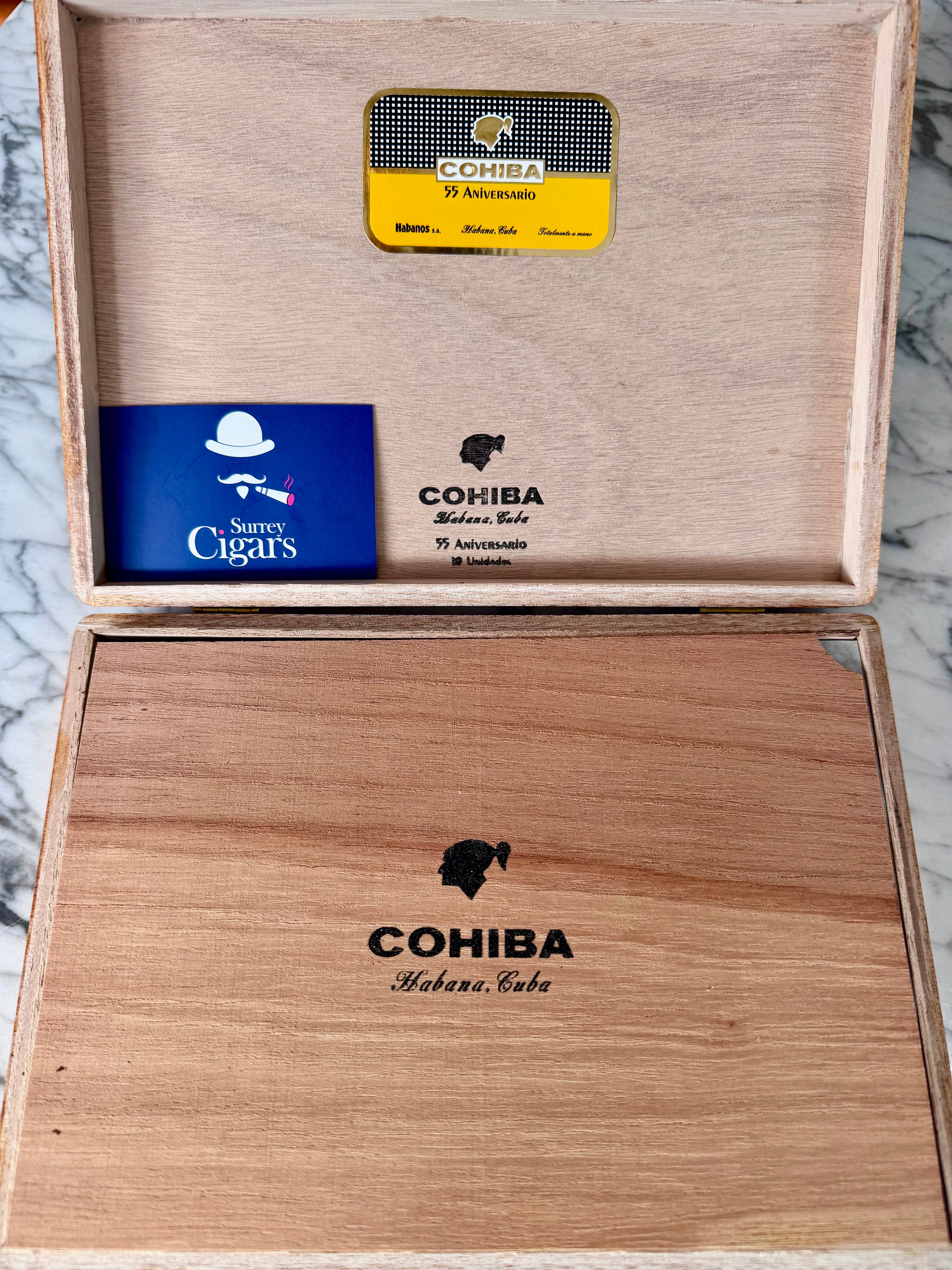 Cohiba 55 Aniversario Limited Edition 2021 (Box of 10) | Surrey Cigars
