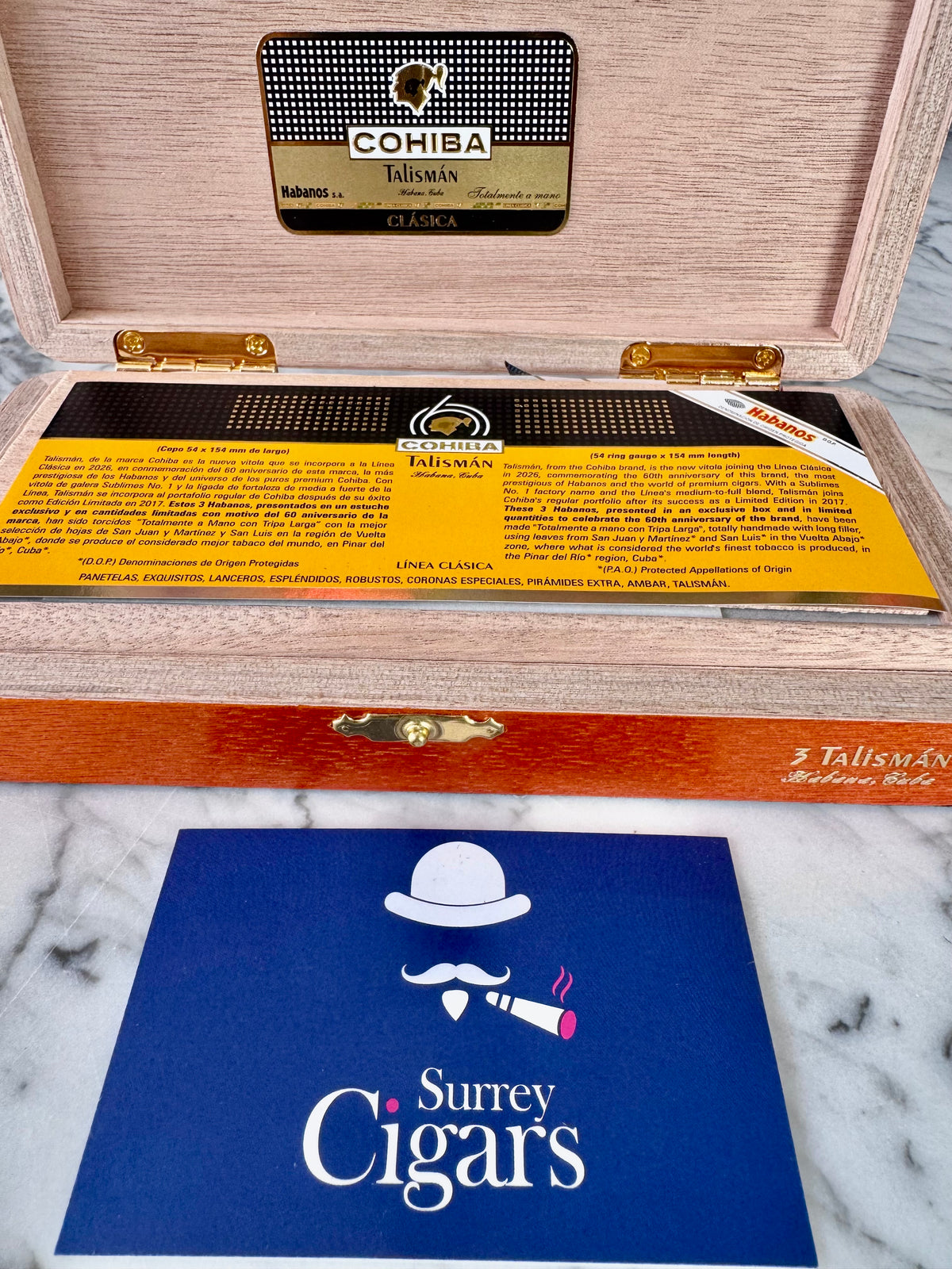 Cohiba Talisman 2026 60th Anniversary (Box of 3)