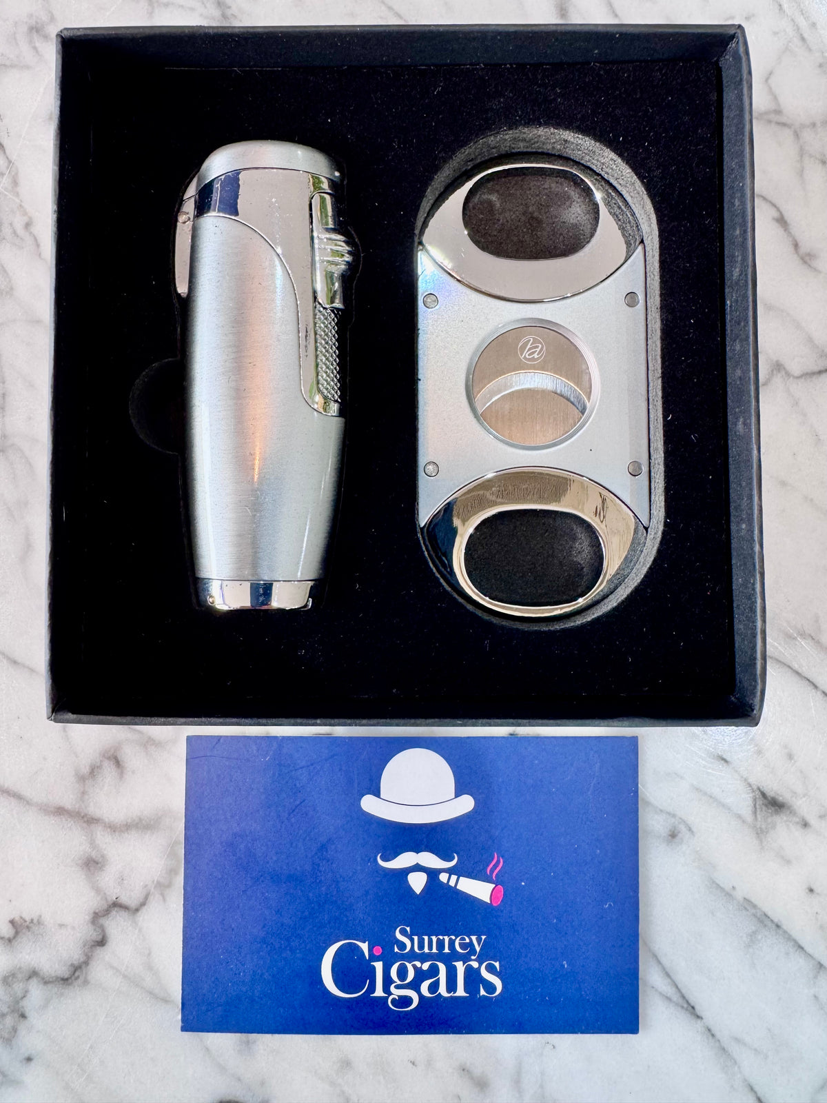 Sky 3 Flame Jet Lighter & Cutter Gift Set