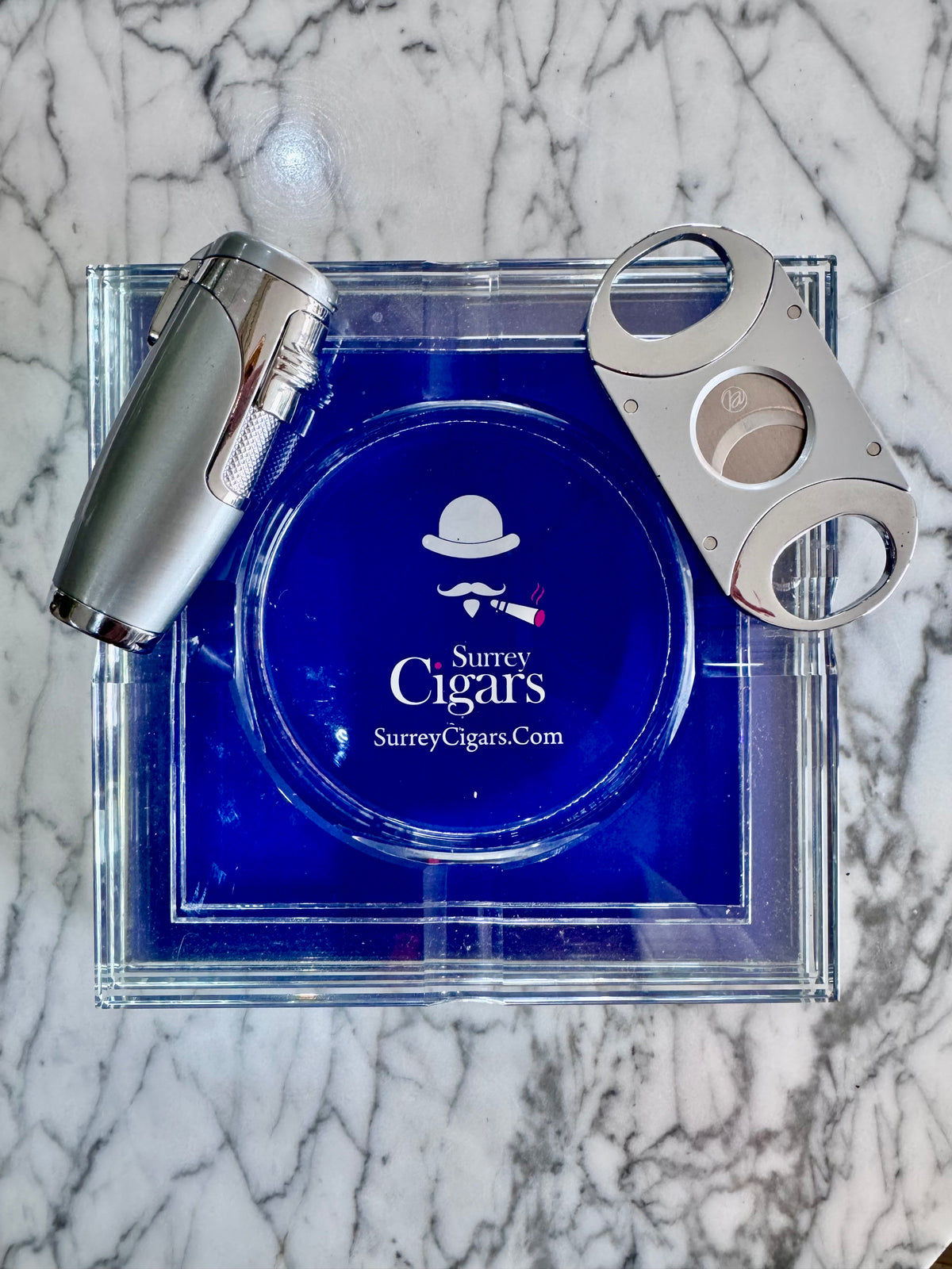 Sky 3 Flame Jet Lighter & Cutter Gift Set
