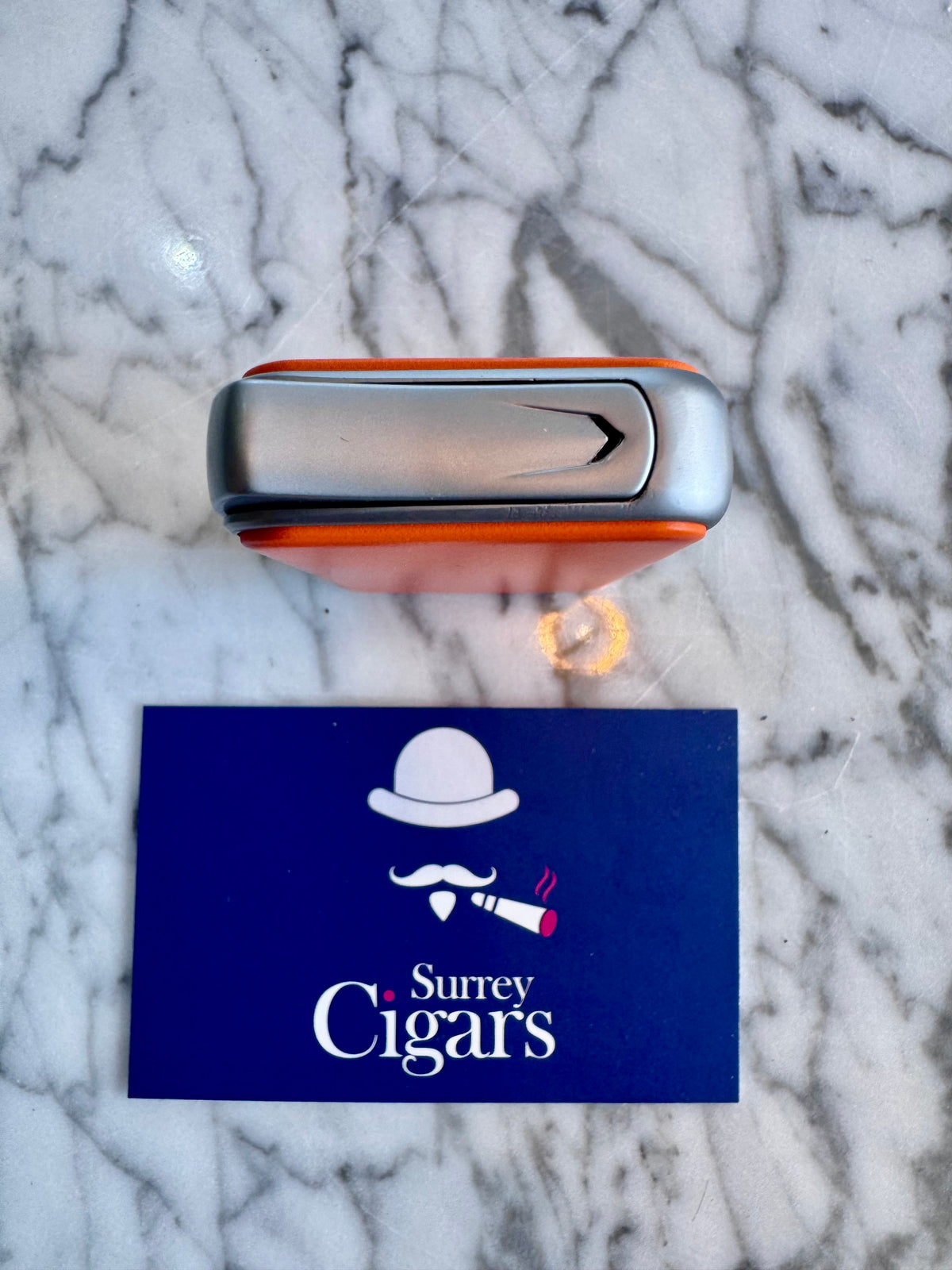 Vectra Lighter by Mantis  – 10° Angled Jet Flame with Punch Cutter ORANGE