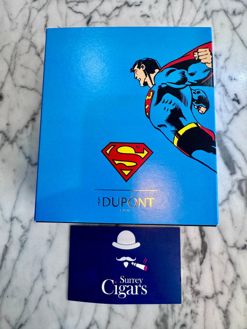 NEW ST Dupont Ligne 2 Superman DC Comics Gold /Blue D-C16027CL