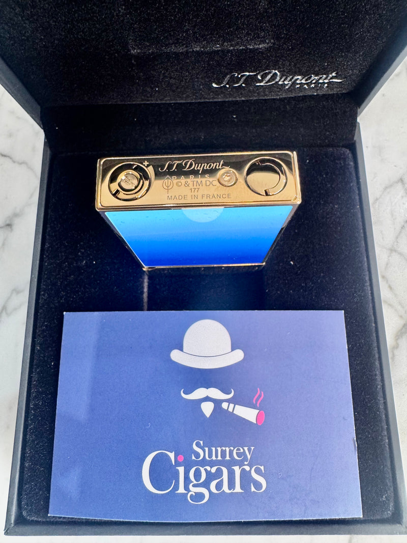 NEW ST Dupont Ligne 2 Superman DC Comics Gold /Blue D-C16027CL
