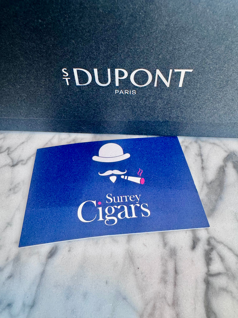 NEW ST Dupont Cigar Cutter & Cigar stand Romeo y Julieta burgundy and White D-003550