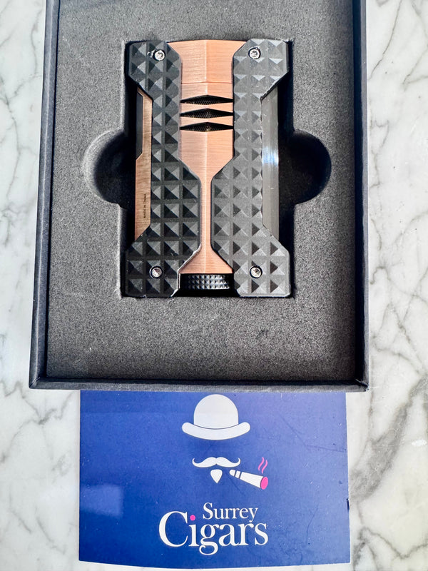 NEW S.T. Dupont Windproof Soft Flame    Brushed lighter Copper W21325