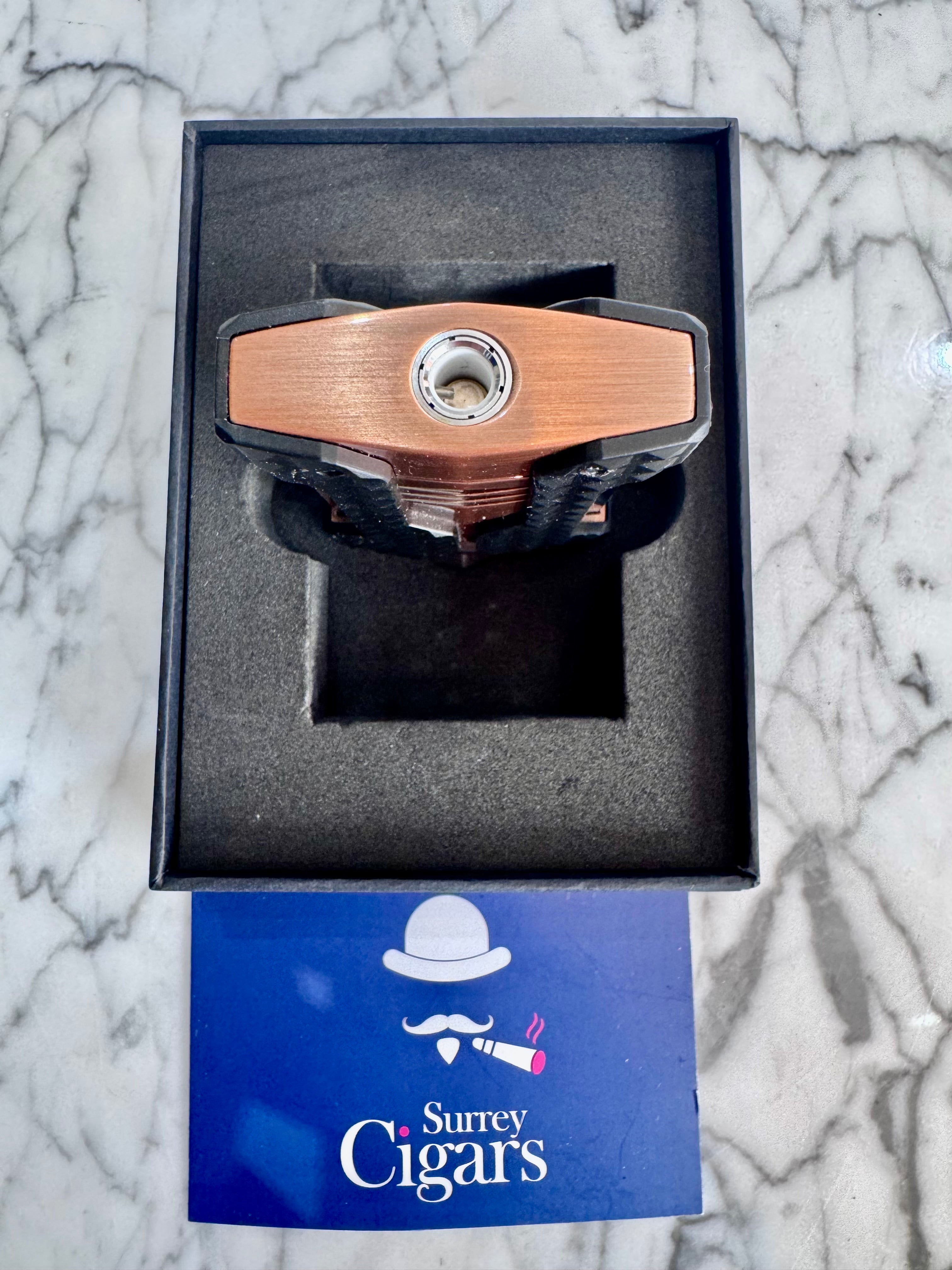 S.T. Dupont Windproof Soft Flame Brushed Lighter Copper W21325