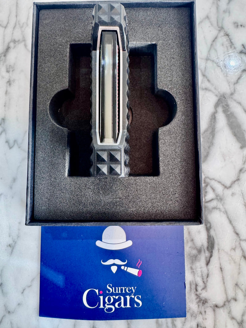 NEW S.T. Dupont Windproof Soft Flame Brushed lighter Silver W21324