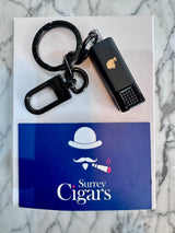 S.T. Dupont cigar cutter Double Puncher Cohiba Behike Key Ring black REF: 003203P