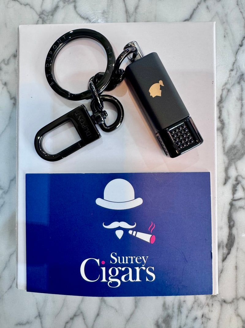 S.T. Dupont cigar cutter Double Puncher Cohiba Behike Key Ring black REF: 003203P