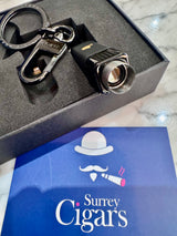 S.T. Dupont cigar cutter Double Puncher Cohiba Behike Key Ring black REF: 003203P