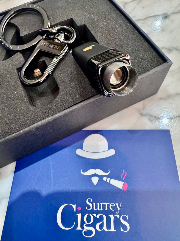 S.T. Dupont cigar cutter Double Puncher Cohiba Behike Key Ring black REF: 003203P