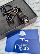 S.T. Dupont cigar cutter Double Puncher Cohiba Behike Key Ring black REF: 003203P