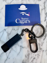 S.T. Dupont cigar cutter Double Puncher Cohiba Behike Key Ring black REF: 003203P