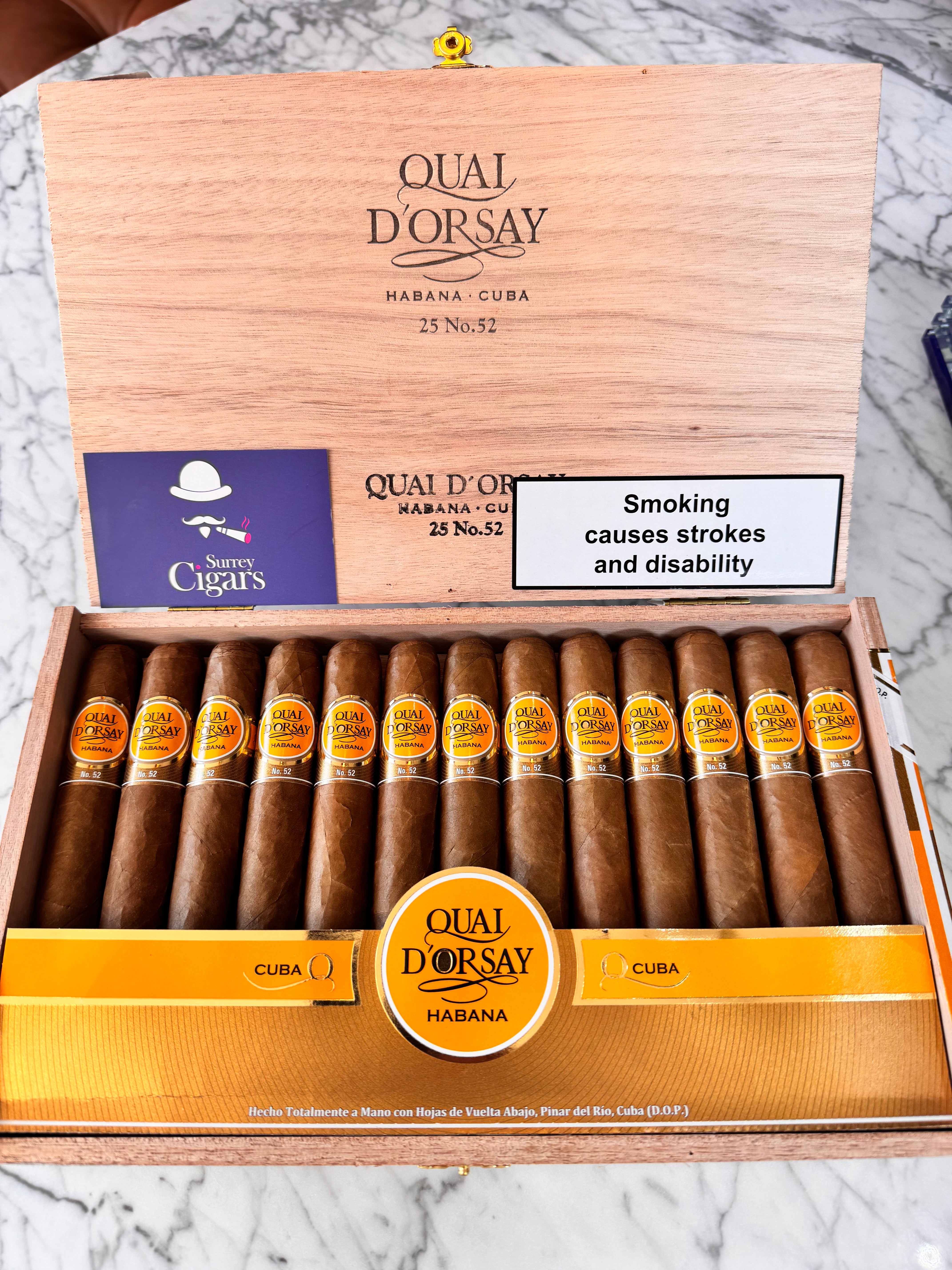 Quai D'Orsay No. 52   NEW CIGAR VITOLA JUST IN