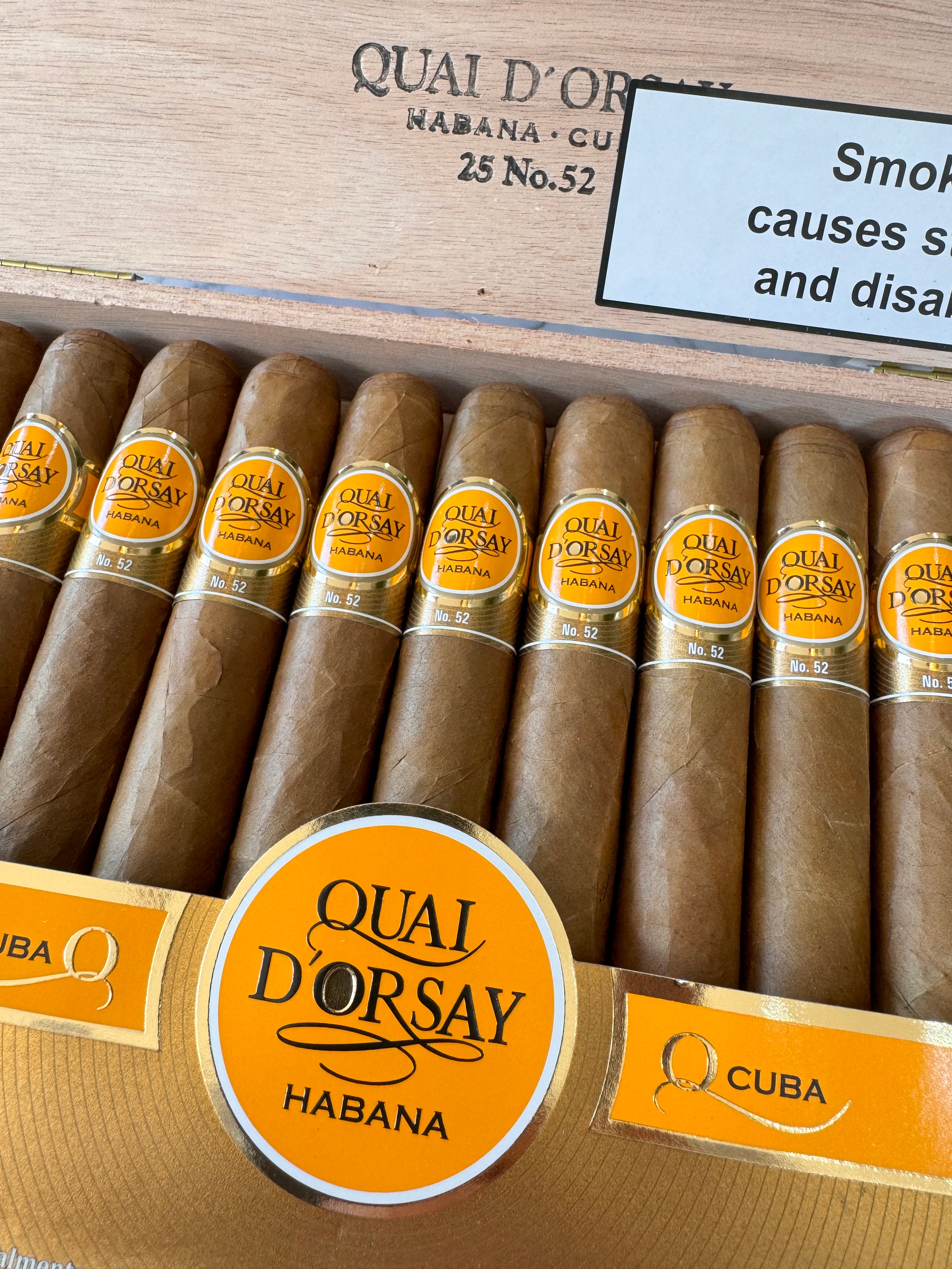 Quai D'Orsay No. 52   NEW CIGAR VITOLA JUST IN