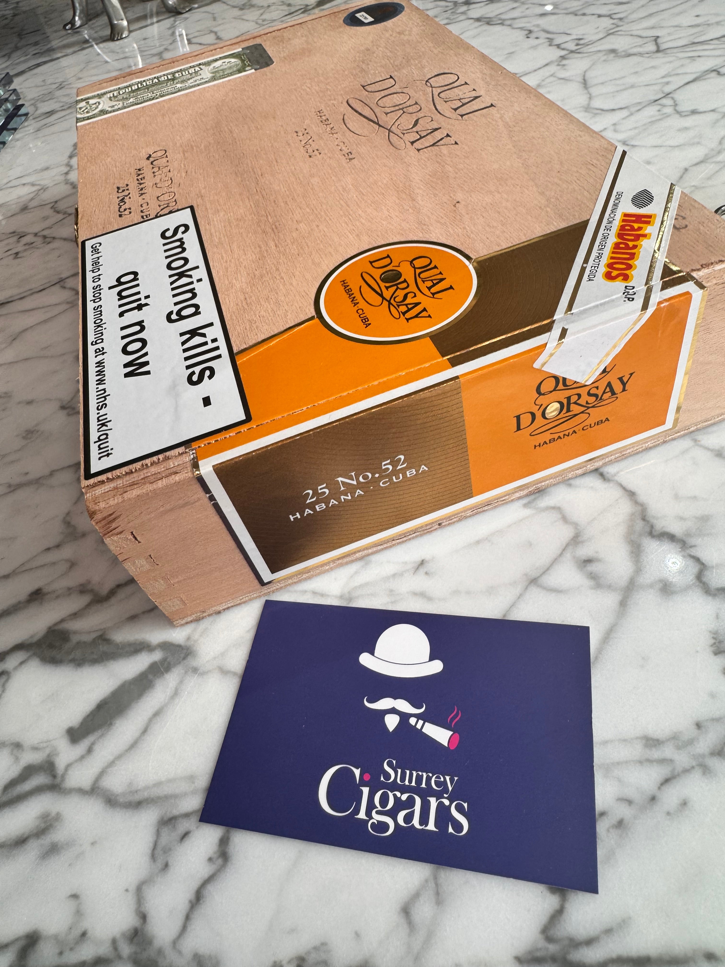 Quai D'Orsay No. 52   NEW CIGAR VITOLA JUST IN