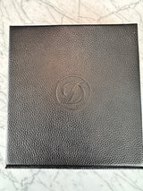 S.T. DUPONT BLACK LEATHER TRAVEL CIGAR HUMIDOR 001353