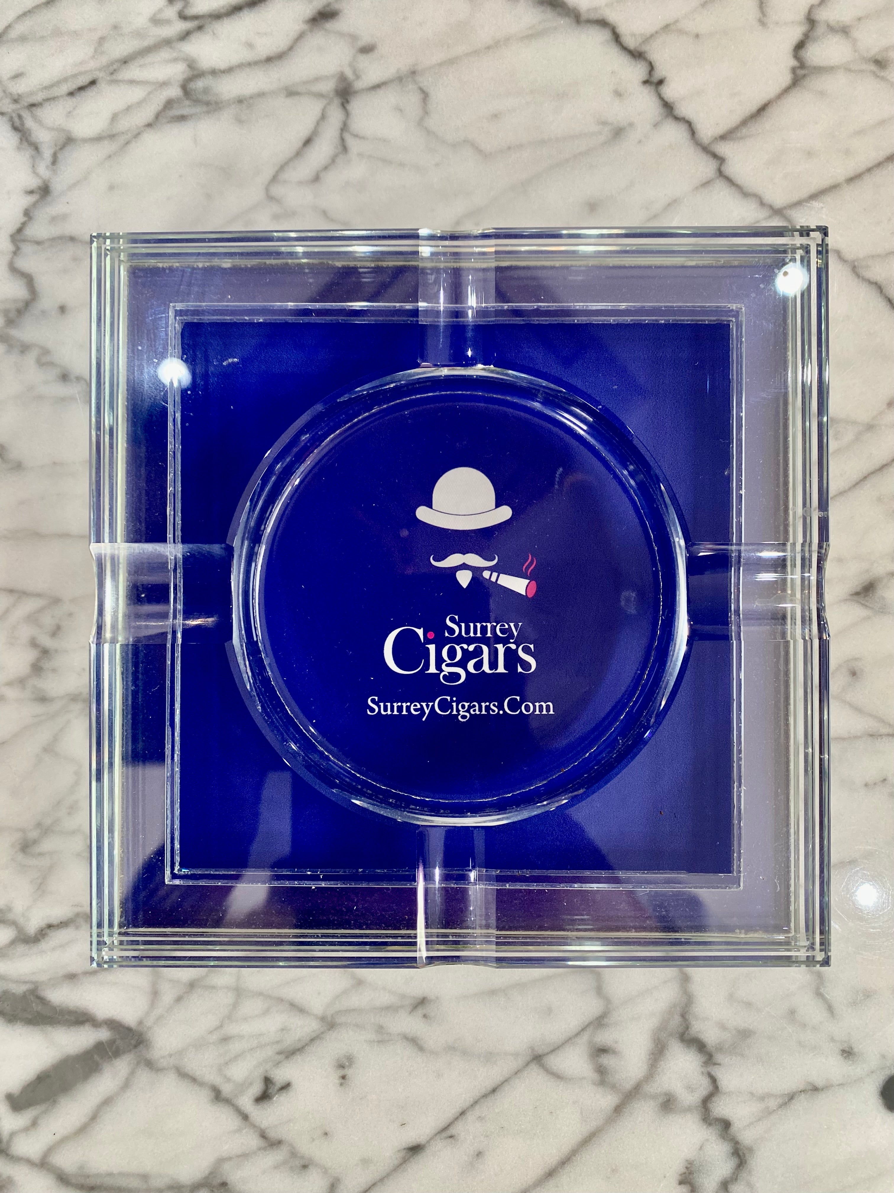 Limited Edition Surrey Cigars Glass Ashtray