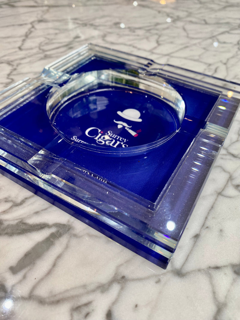 Limited Edition Surrey Cigars Glass Ashtray