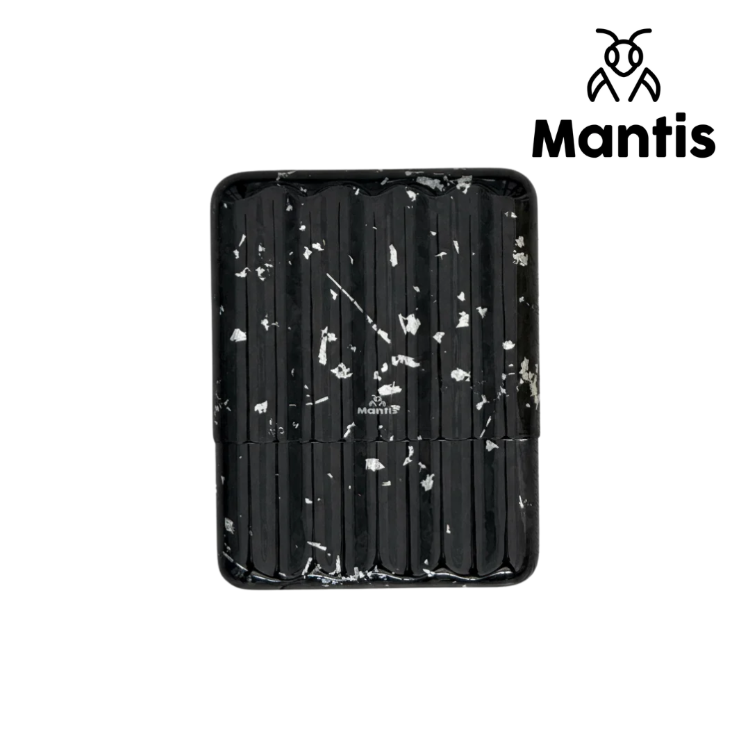 Mantis - LuxForge Real Forged Carbon Fiber Cigar Case - Hand Laid Platinum Foil