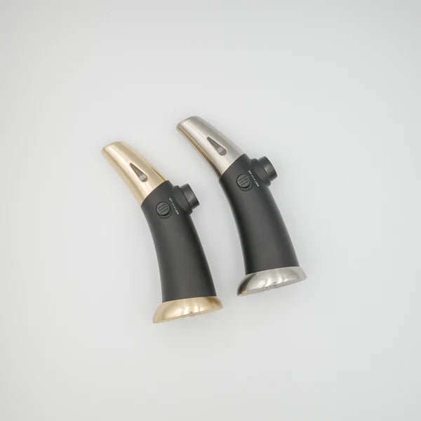 Mantis - Tauris - Jet Flame Table Lighter - Silver Metal  IN STOCK
