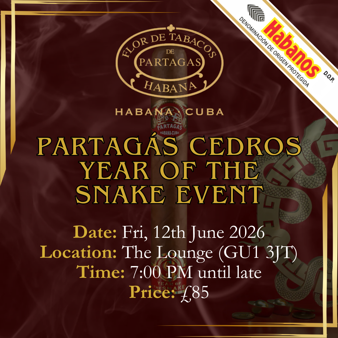 Partagas Year of the Snake – A Special Evening with Hunters & Frankau | 12th June 2026