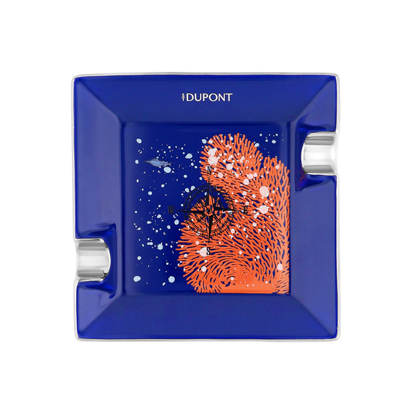 S.T. Dupont – Vanikoro - Porcelain Ashtray