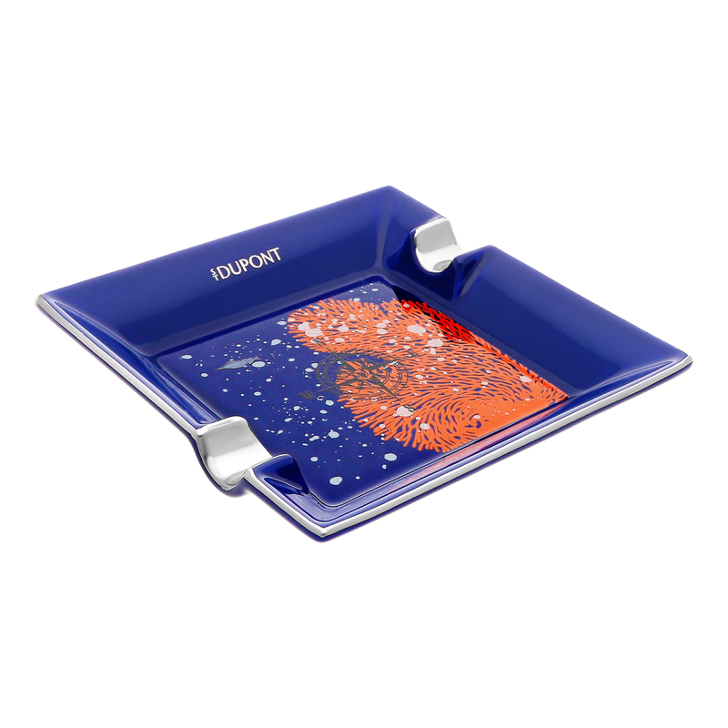 S.T. Dupont – Vanikoro - Porcelain Ashtray