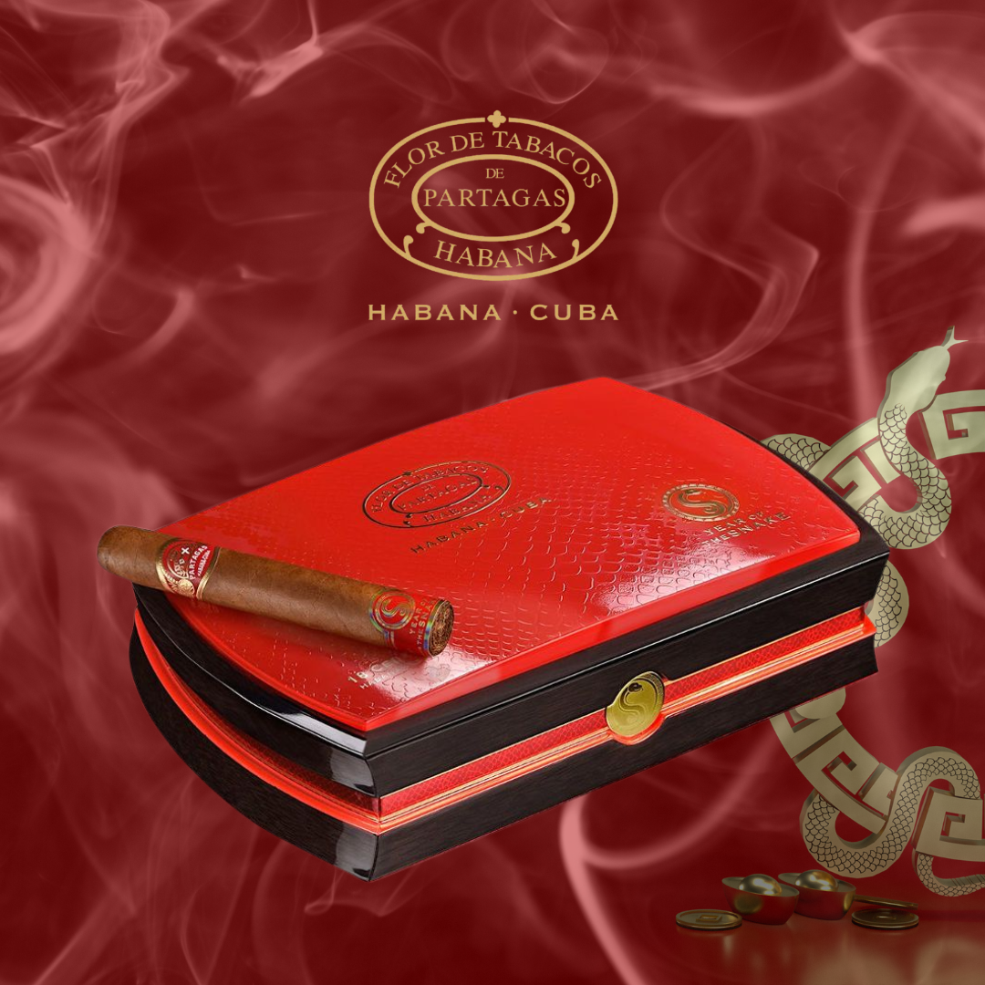 Partagas Cedros Year of the Snake Cigar - Box of 18 - Limited Edition NEW IN STOCK