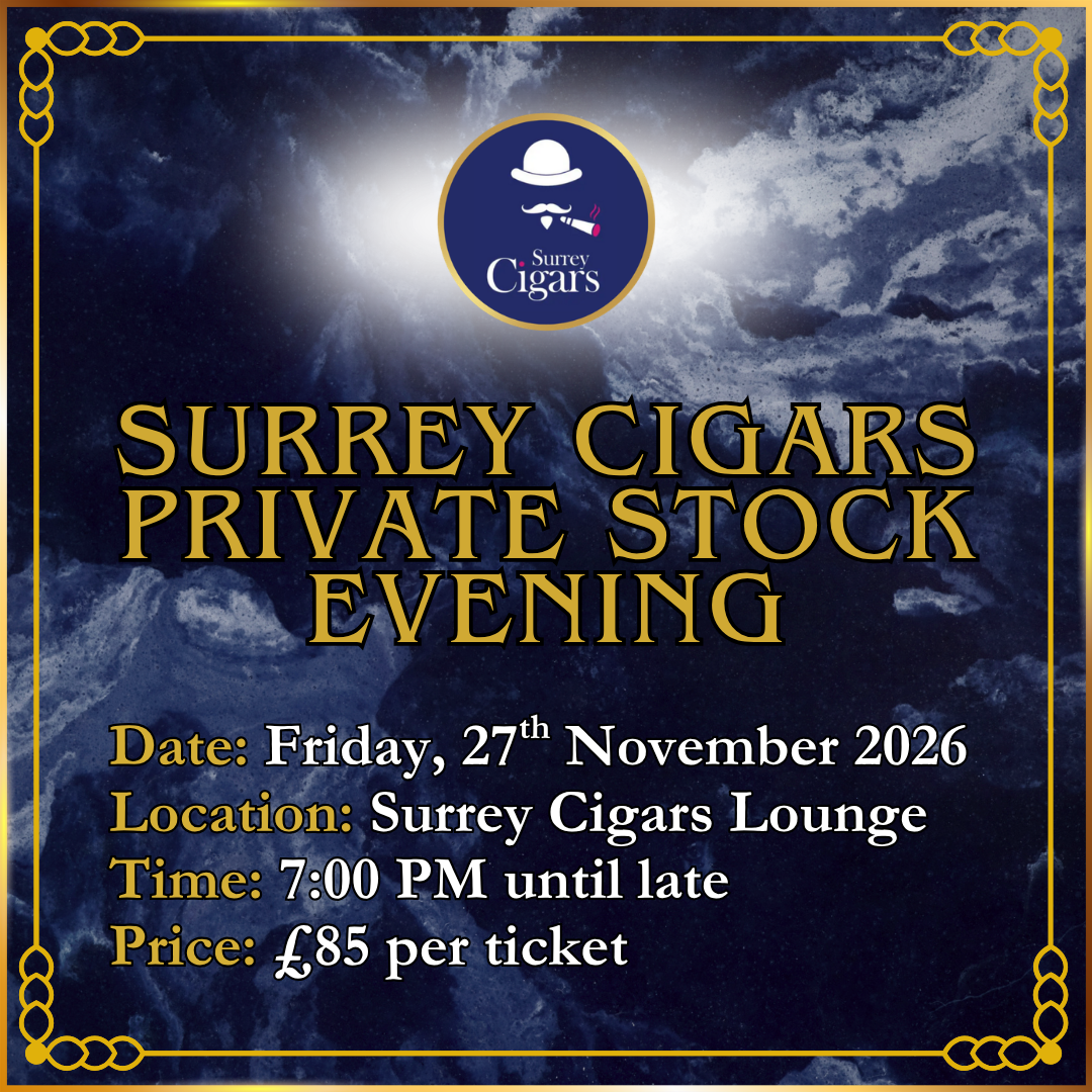 Surrey Cigars Cuban Private Stock Evening | 27 November 2026