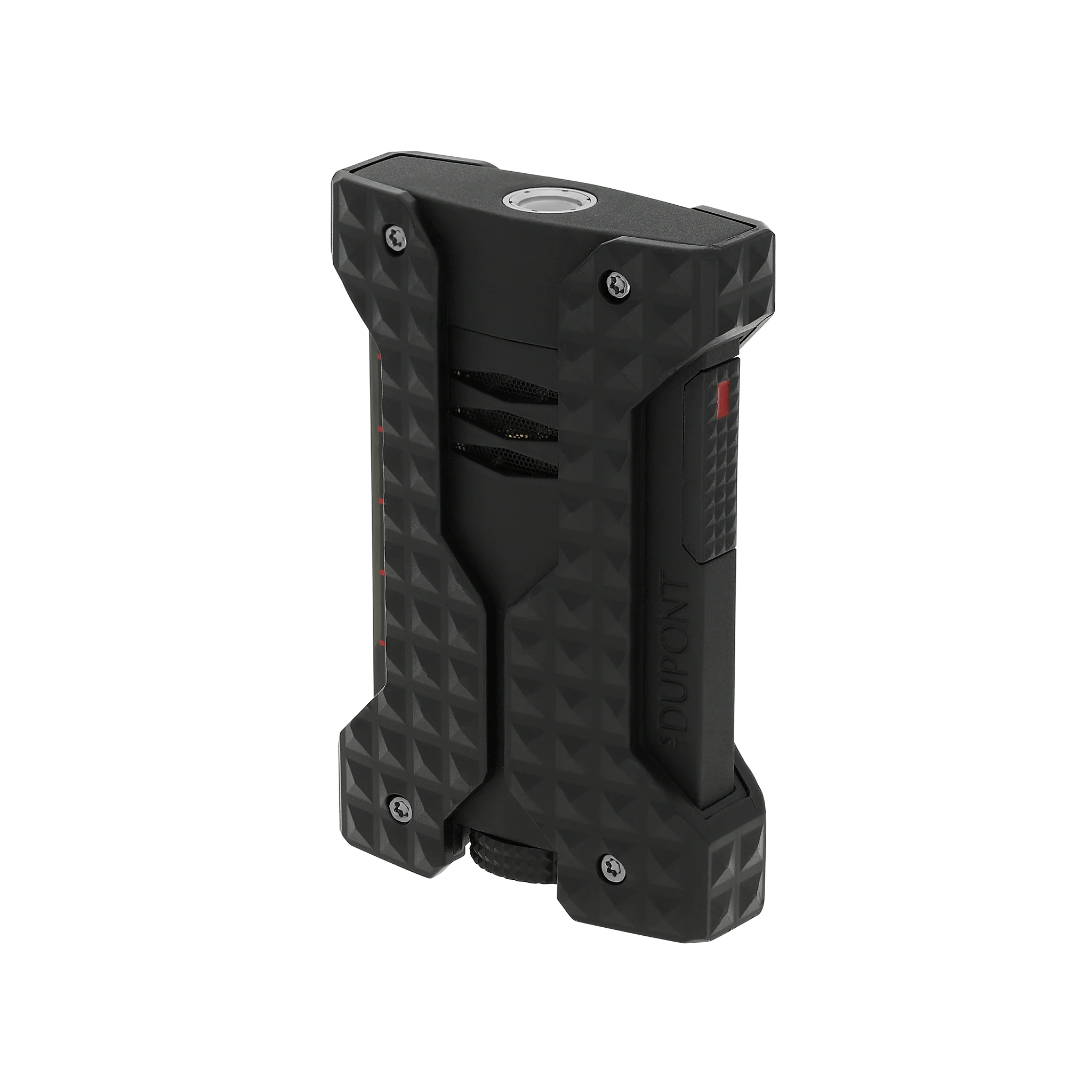 S.T. Dupont Windproof Soft Flame Brushed lighter Black W21323