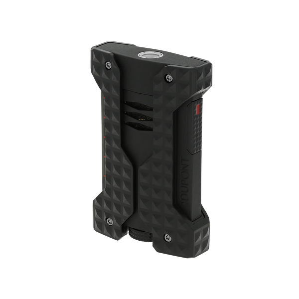 NEW S.T. Dupont Windproof Soft Flame Brushed lighter Black W21323