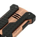 NEW S.T. Dupont Windproof Soft Flame    Brushed lighter Copper W21325