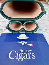 Mantis - NeoCase Croc Cigar Case for 2 Cigars - Forest Green