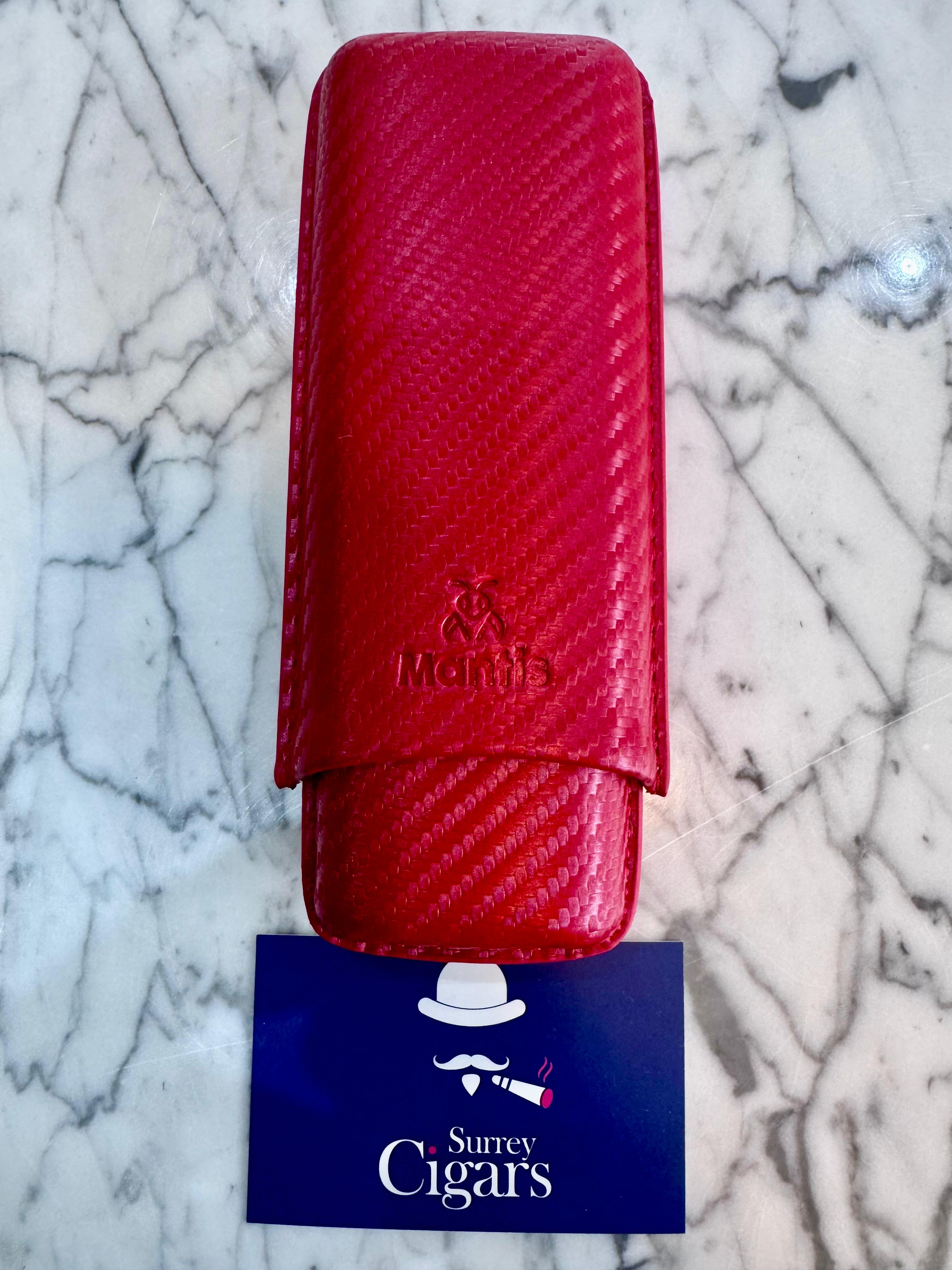 Mantis - NeoCase Carbon Series Cigar Case for 2 Cigars - Carbon Black