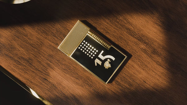 Le Grand S.T. Dupont Mixed Lacquered lighter Cohiba Behike Gold / black REF: C23003CL