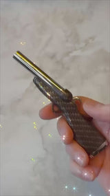 Mantis - SxS - Duel Jet Flame Side By Side Barrel Lighter - Carbon